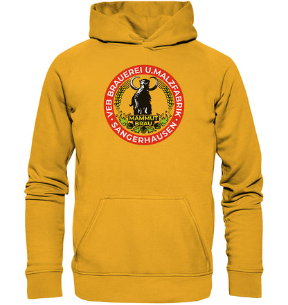 PREMIUM HOODIE UNISEX • VEB BRAUEREI SANGERHAUSEN - MAMMUT BRÄU