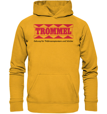 PREMIUM HOODIE UNISEX • PIONIERZEITUNG TROMMEL