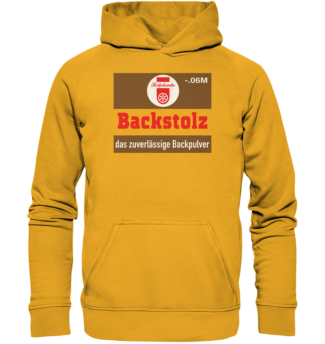 PREMIUM HOODIE UNISEX • BACKSTOLZ BACKPULVER