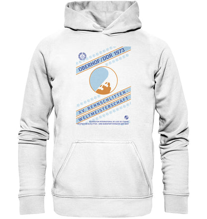 PREMIUM HOODIE UNISEX • 15. RENNSCHLITTEN-WM OBERHOF, DDR 1973