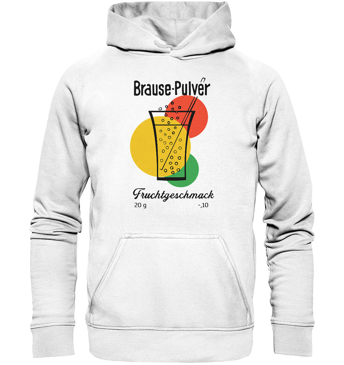 PREMIUM HOODIE UNISEX • BRAUSE-PULVER FRUCHTGESCHMACK