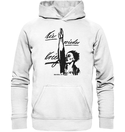 PREMIUM HOODIE UNISEX • NIE WIEDER KRIEG - KÄTHE KOLLWITZ