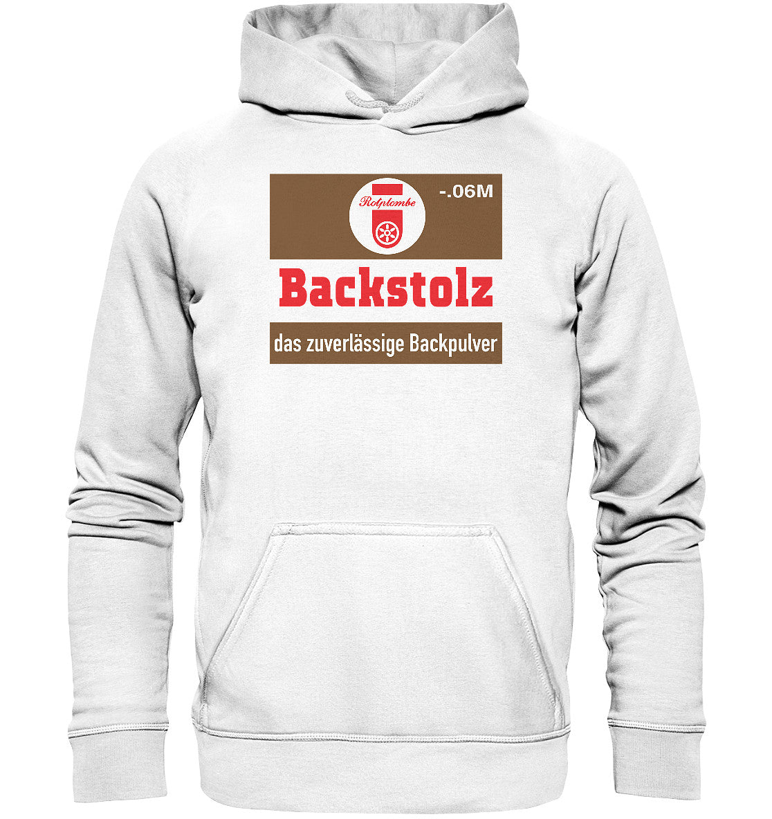 PREMIUM HOODIE UNISEX • BACKSTOLZ BACKPULVER