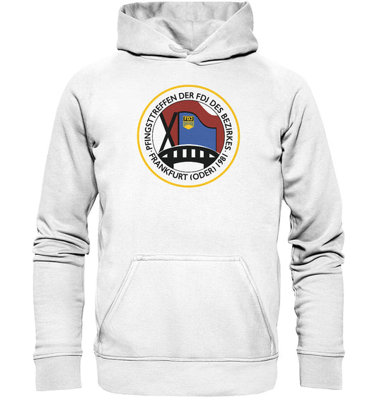 PREMIUM HOODIE UNISEX • FDJ PFINGSTTREFFEN FRANKFURT ODER - 1981