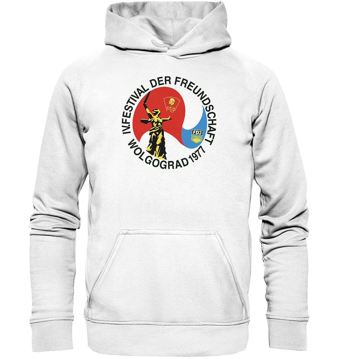 PREMIUM HOODIE UNISEX • FESTIVAL DER FREUNDSCHAFT - WOLGOGRAD 1977