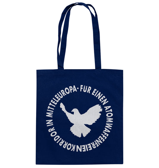 BAUMWOLLTASCHE • ATOMWAFFENFREIES MITTELEUROPA - WEISS