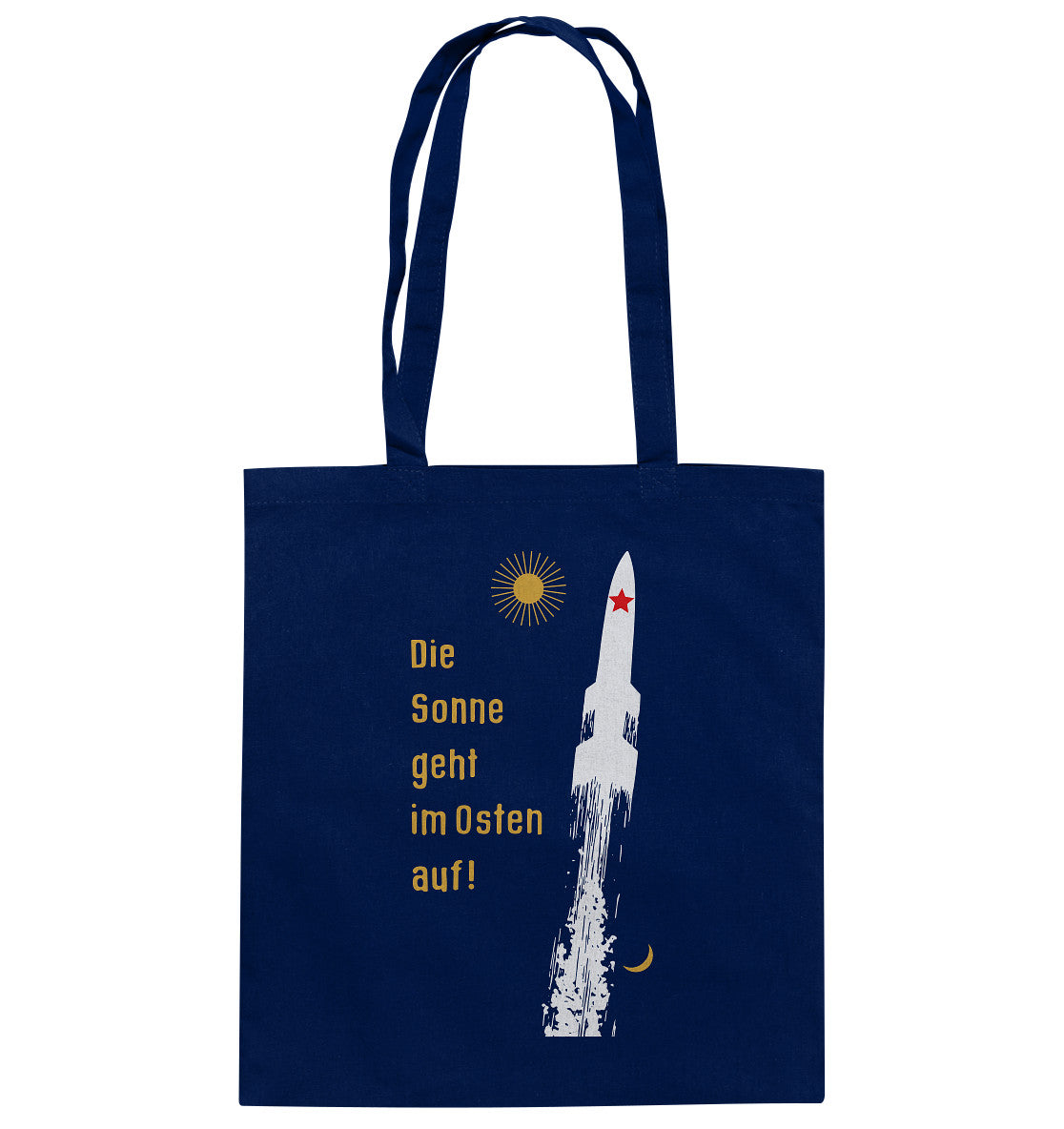 BAUMWOLLTASCHE • DIE SONNE GEHT IM OSTEN AUF - ORIGINAL-PLAKAT