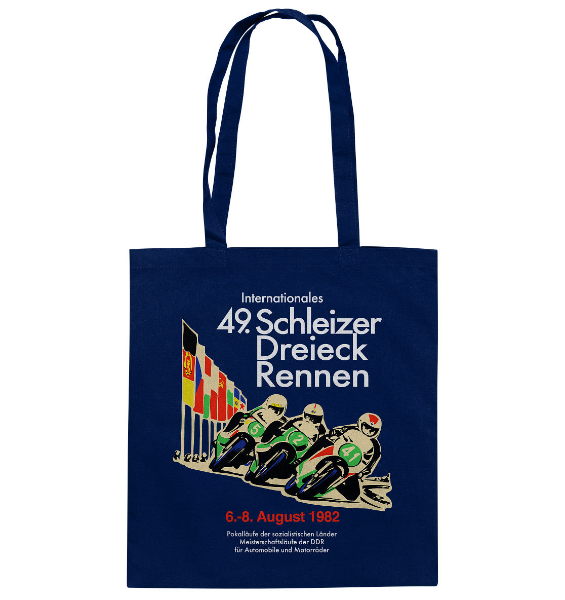 BAUMWOLLTASCHE • SCHLEIZER DREIECK-RENNEN DDR 1982