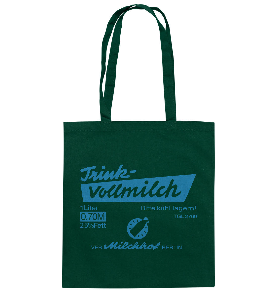 BAUMWOLLTASCHE • TRINK-VOLLMILCH - hell