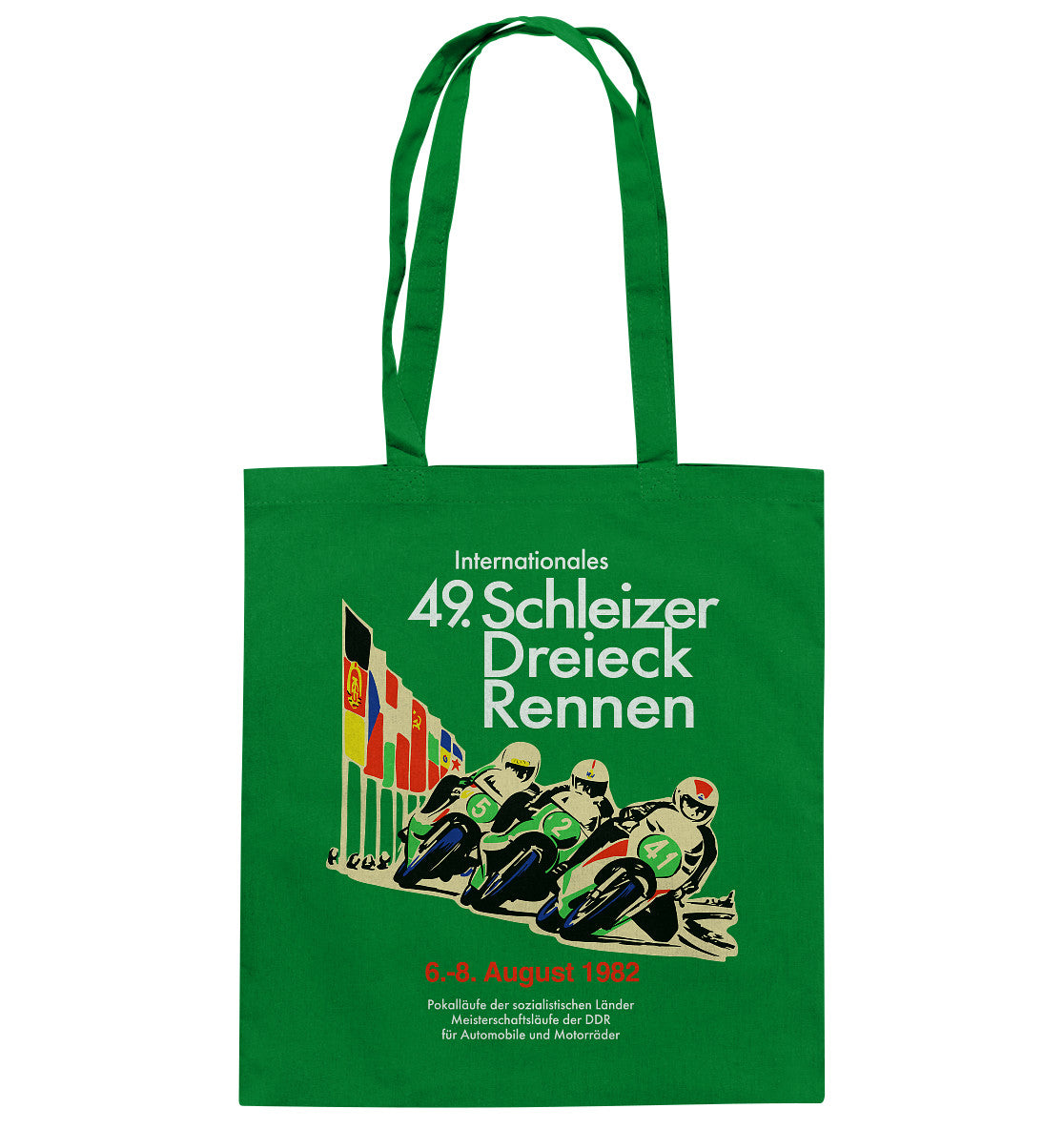 BAUMWOLLTASCHE • SCHLEIZER DREIECK-RENNEN DDR 1982