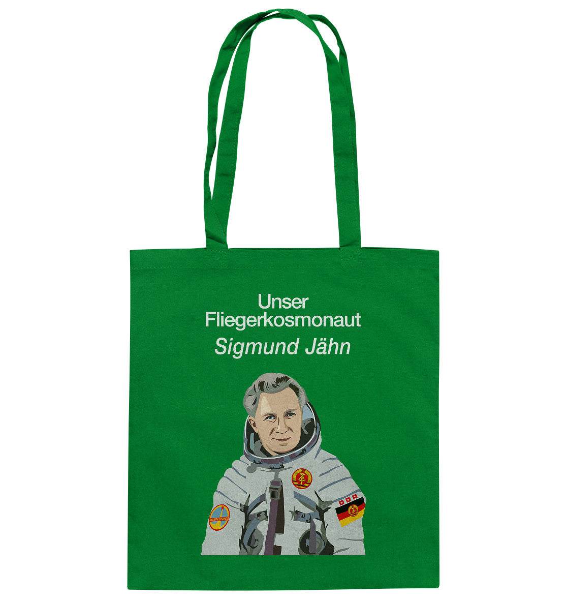 BAUMWOLLTASCHE • UNSER FLIEGERKOSMONAUT SIGMUND JÄHN