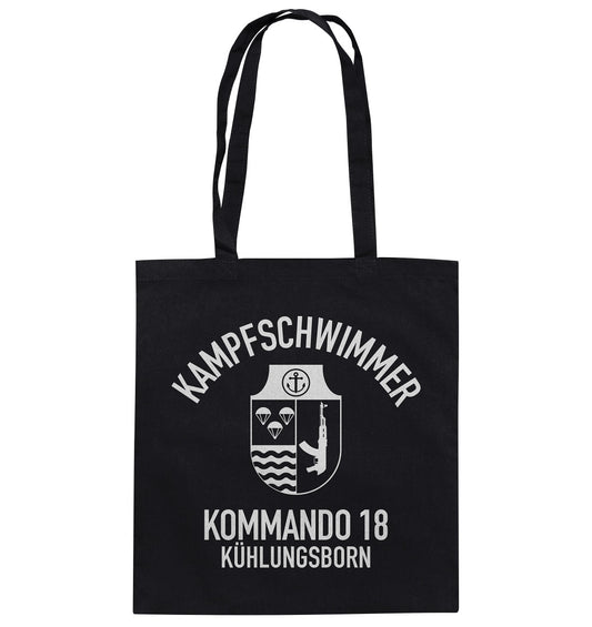 BAUMWOLLTASCHE • DDR KAMPFSCHWIMMER KÜHLUNGSBORN - dunkel