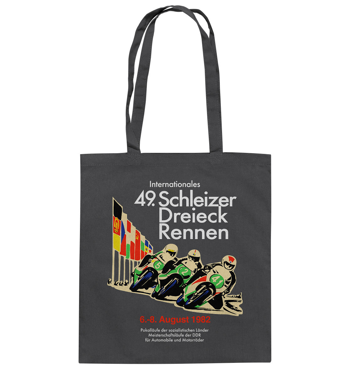 BAUMWOLLTASCHE • SCHLEIZER DREIECK-RENNEN DDR 1982