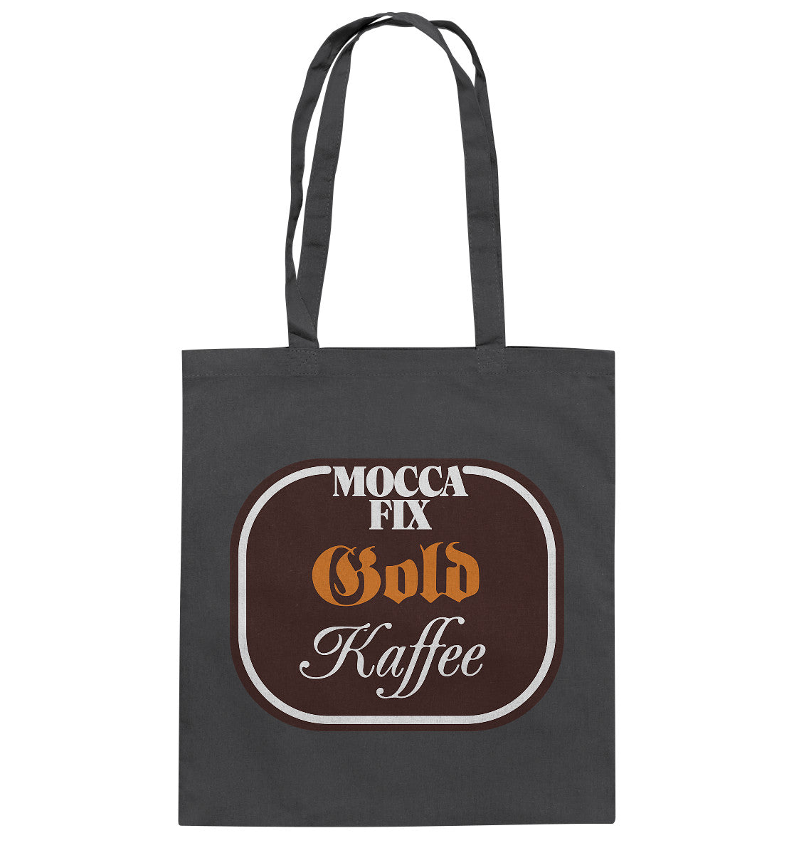 BAUMWOLLTASCHE •  MOCCA FIX GOLD KAFFEE