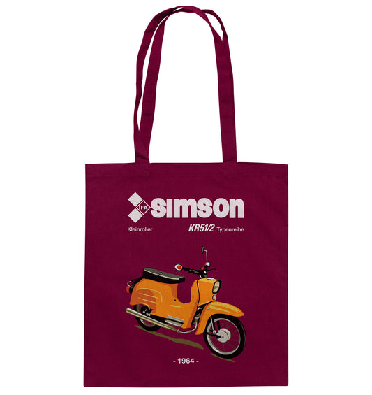 BAUMWOLLTASCHE • SIMSON SCHWALBE KR51-2 (ORIGINALPROSPEKT 1964)