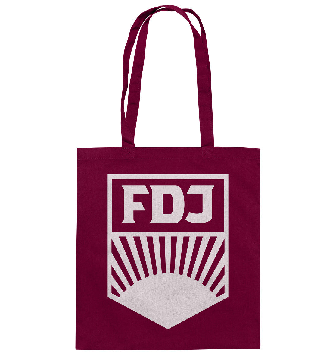 BAUMWOLLTASCHE • FDJ FREIE DEUTSCHE JUGEND - WEISS