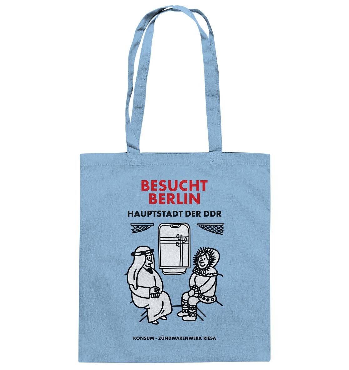 BAUMWOLLTASCHE • RIESA STREICHHÖLZER - BESUCHT BERLIN