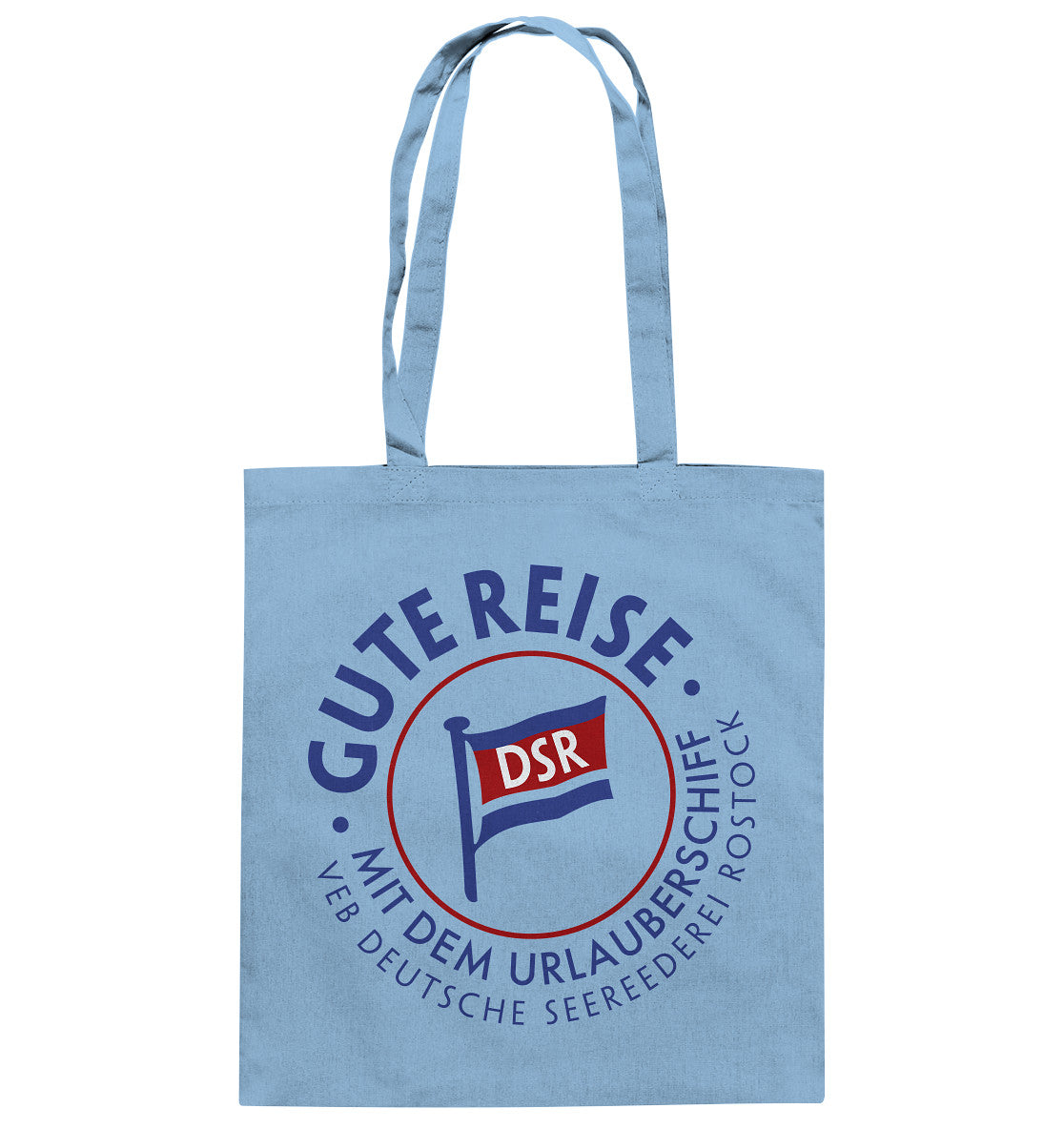 BAUMWOLLTASCHE • DSR GUTE REISE - VEB DEUTSCHE SEEREEDEREI - hell