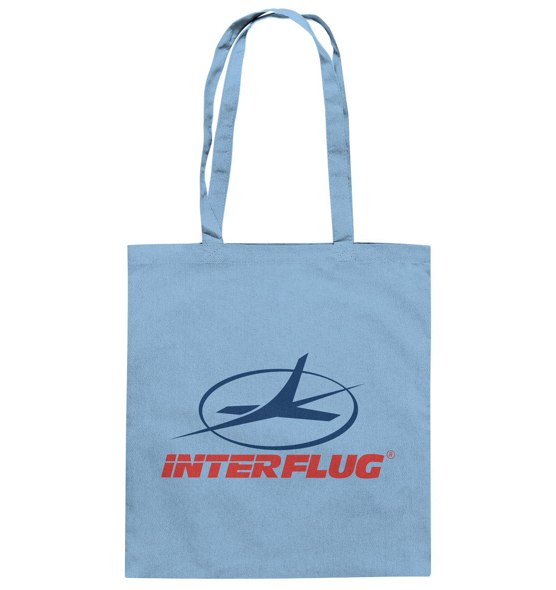 BAUMWOLLTASCHE • DDR INTERFLUG LOGO