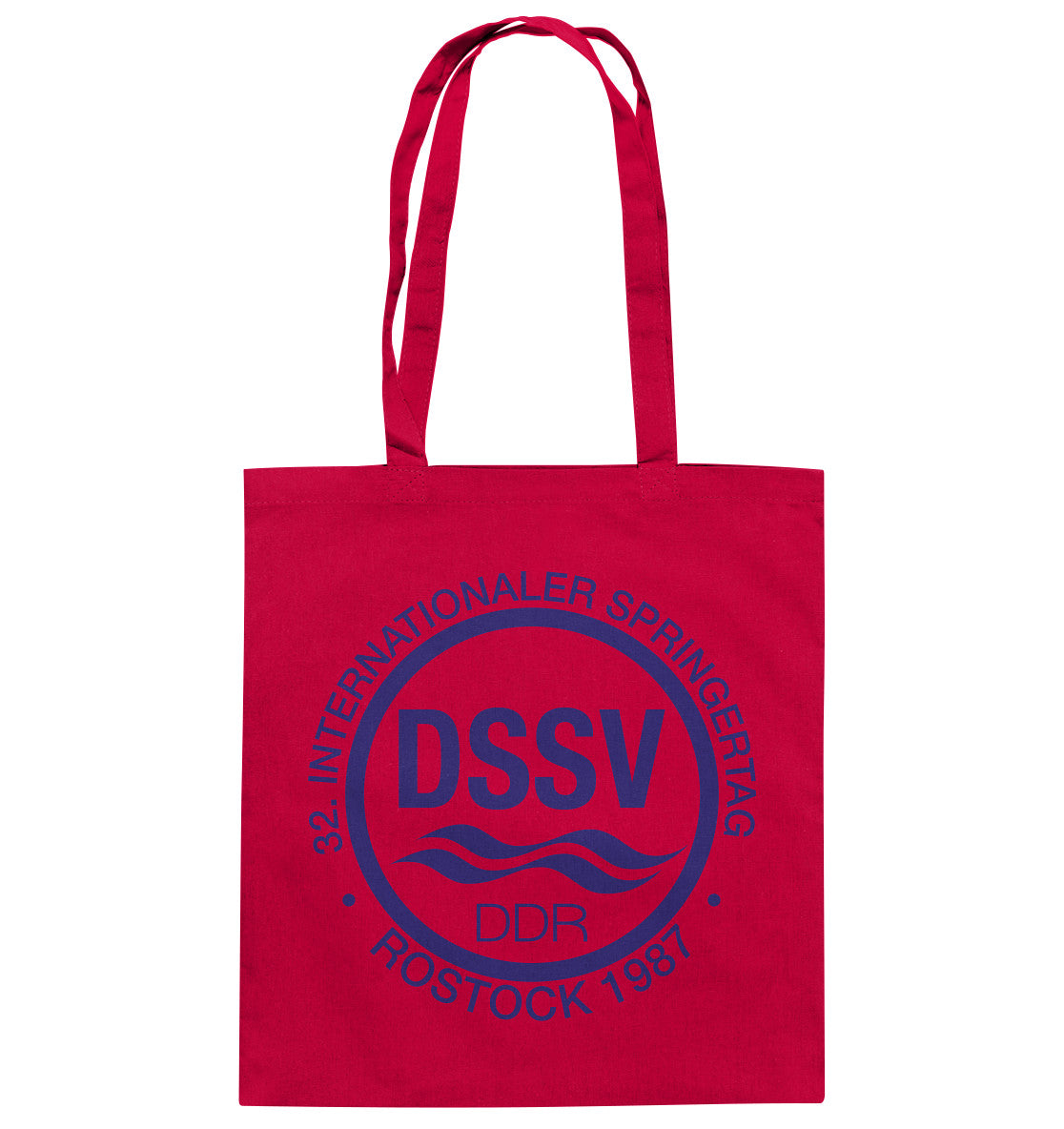 BAUMWOLLTASCHE • INTERNATIONALER SPRINGERTAG - ROSTOCK 1987 - hell