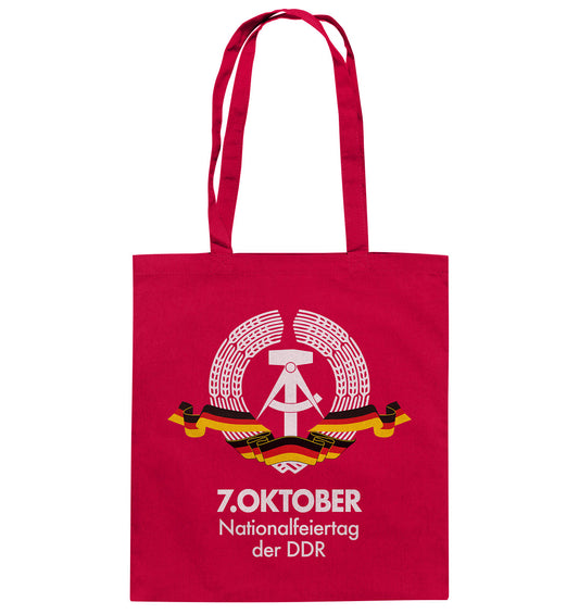 BAUMWOLLTASCHE •  NATIONALFEIERTAG DER DDR - 7. OKTOBER