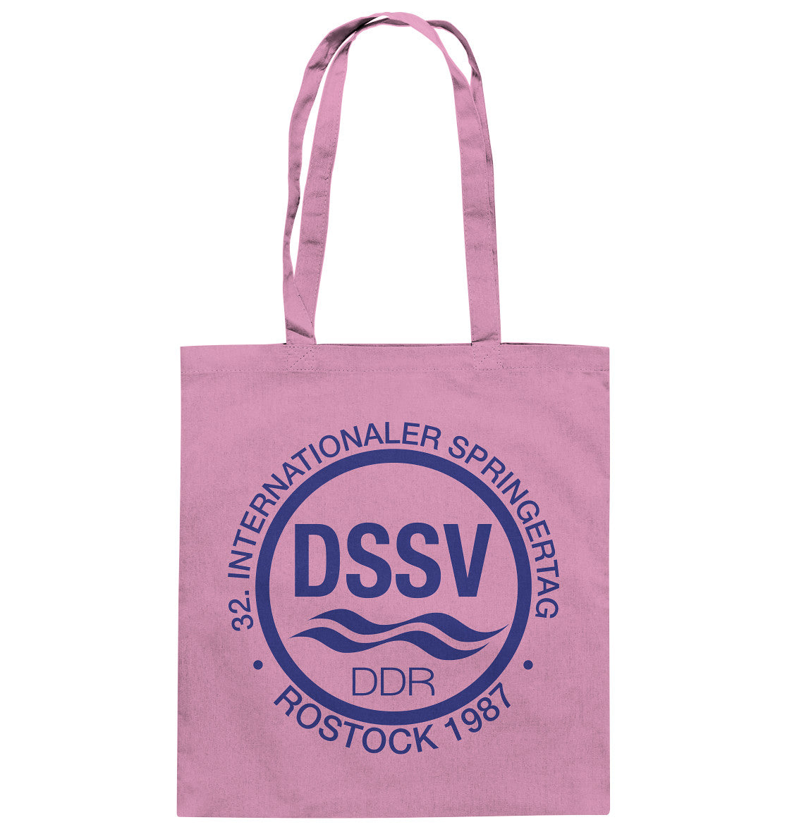 BAUMWOLLTASCHE • INTERNATIONALER SPRINGERTAG - ROSTOCK 1987 - hell