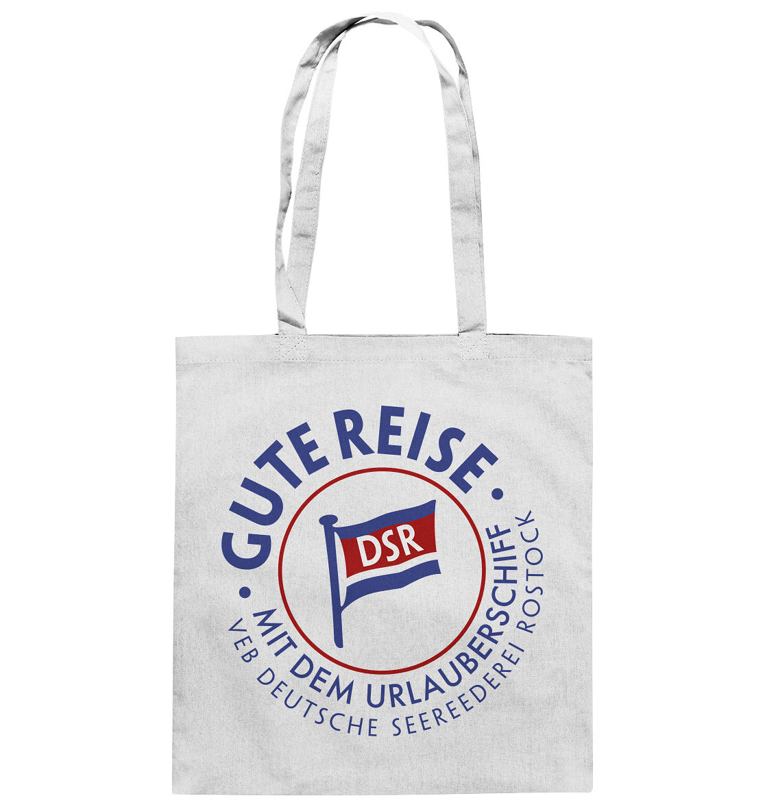 BAUMWOLLTASCHE • DSR GUTE REISE - VEB DEUTSCHE SEEREEDEREI - hell