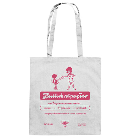 BAUMWOLLTASCHE • DDR BUTTERBROTPAPIER