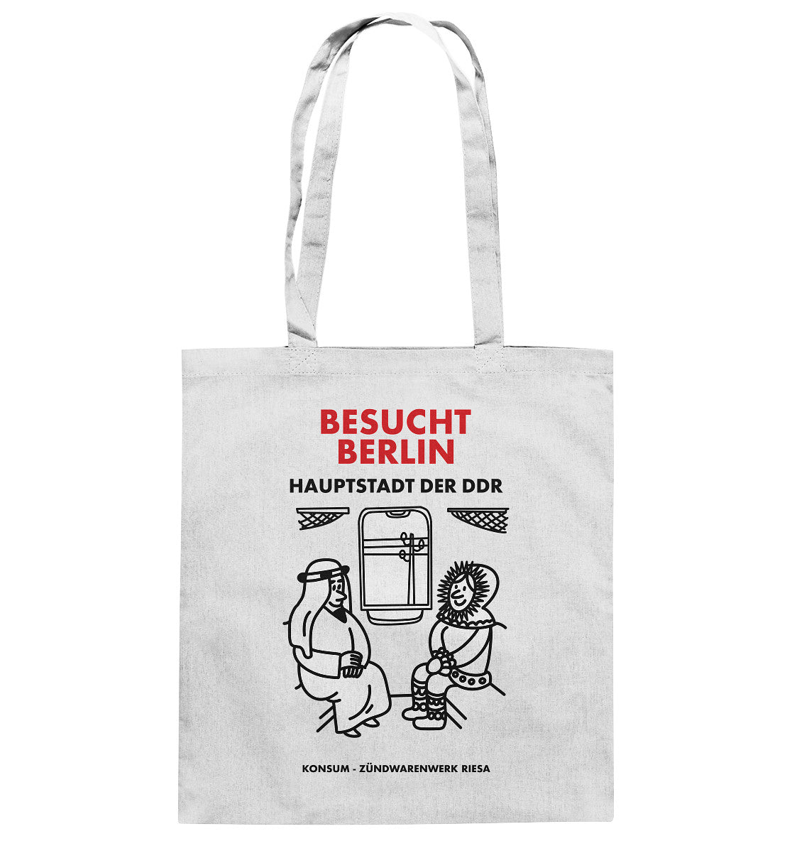 BAUMWOLLTASCHE • RIESA STREICHHÖLZER - BESUCHT BERLIN