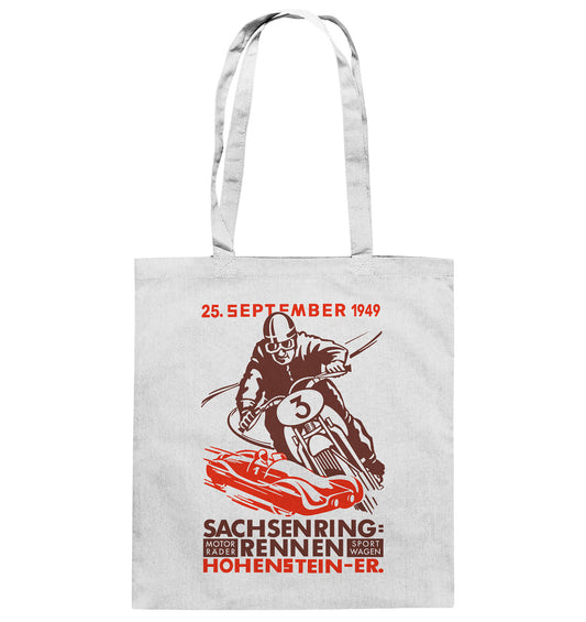 BAUMWOLLTASCHE • SACHSENRING-RENNEN 1949 - hell