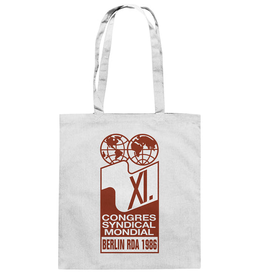 BAUMWOLLTASCHE • KONGRESS DES WELTGEWERKSCHAFTSBUNDES 1986