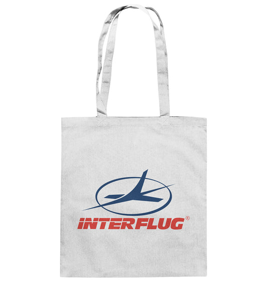 BAUMWOLLTASCHE • DDR INTERFLUG LOGO