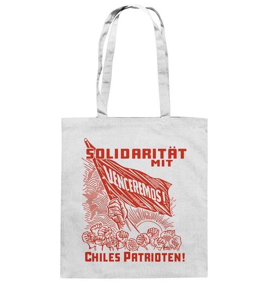 BAUMWOLLTASCHE • VENCEREMOS SOLIDARITÄT MIT CHILES PATRIOTEN