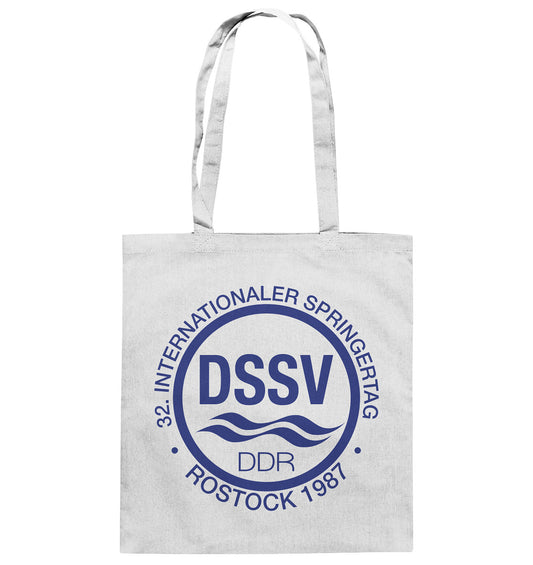 BAUMWOLLTASCHE • INTERNATIONALER SPRINGERTAG - ROSTOCK 1987 - hell