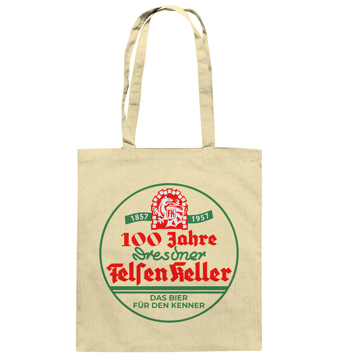 BAUMWOLLTASCHE • 100 JAHRE DRESDNER FELSENKELLER BIER