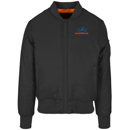 BOMBERJACKE BESTICKT • DDR INTERFLUG LOGO