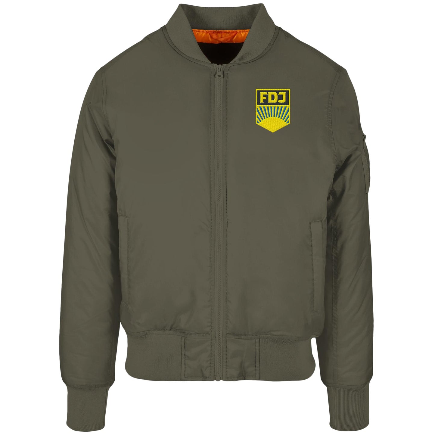 BOMBERJACKE BESTICKT • FDJ FREIE DEUTSCHE JUGEND