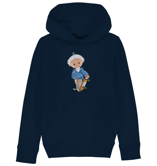 KINDER ORGANIC KAPUZENHOODIE • UNSER SANDMÄNNCHEN - ROLLBRETT-SKATER