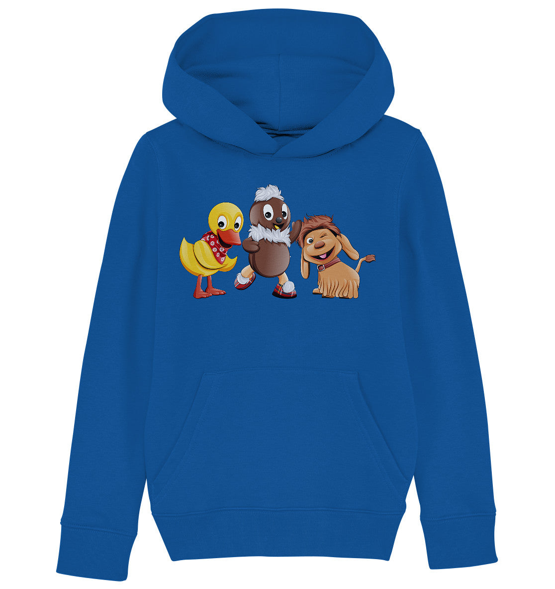 KINDER ORGANIC KAPUZENHOODIE • UNSER SANDMÄNNCHEN - PITTI, MOPPI & SCHNATTERINCHEN