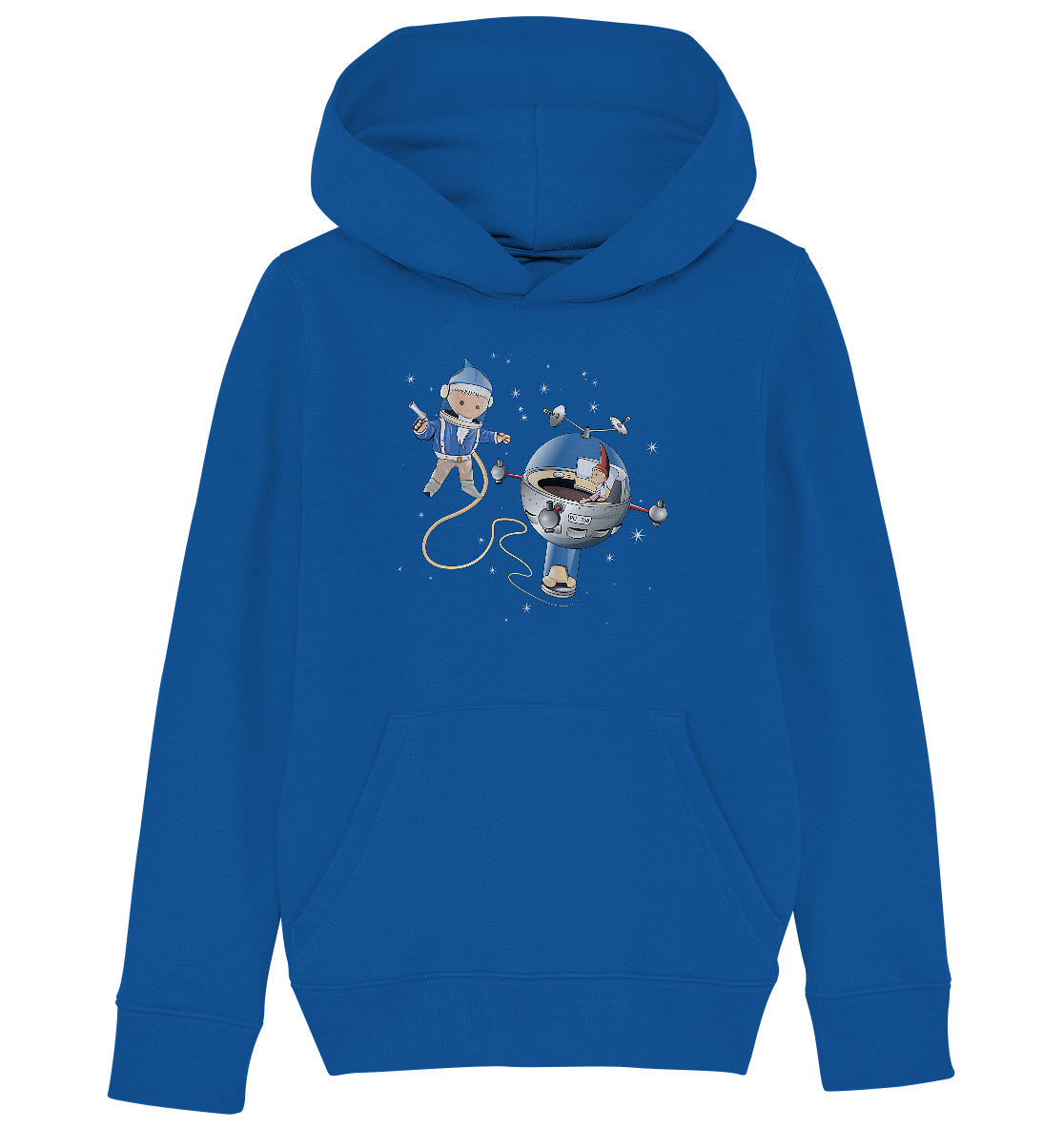 KINDER ORGANIC KAPUZENHOODIE • UNSER SANDMÄNNCHEN - AUSSENMISSION (PU-358)