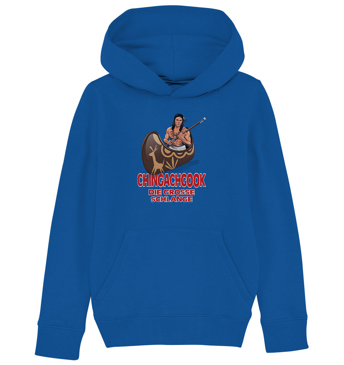 KINDER ORGANIC KAPUZENHOODIE • CHINGACHGOOK, DIE GROSSE SCHLANGE