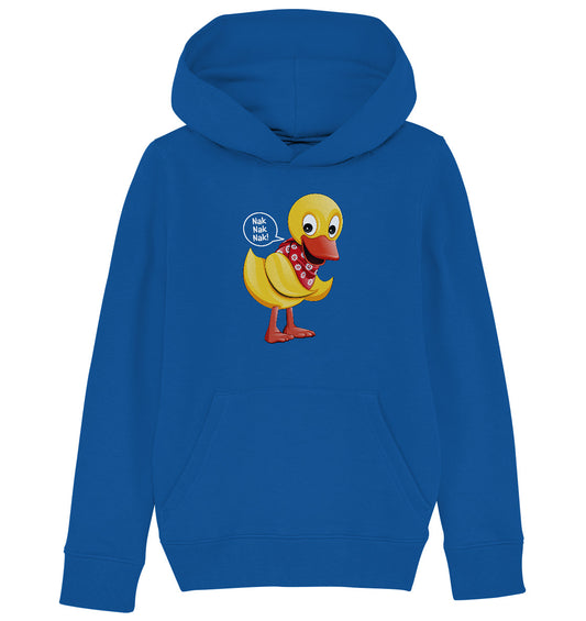 KINDER ORGANIC KAPUZENHOODIE • UNSER SANDMÄNNCHEN - SCHNATTERINCHEN - NAK NAK NAK!