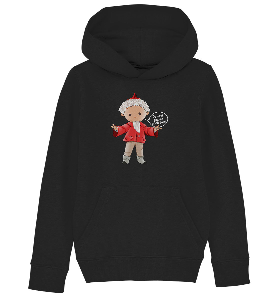 KINDER ORGANIC KAPUZENHOODIE • UNSER SANDMÄNNCHEN - DU HAST GEWISS NOCH ZEIT!