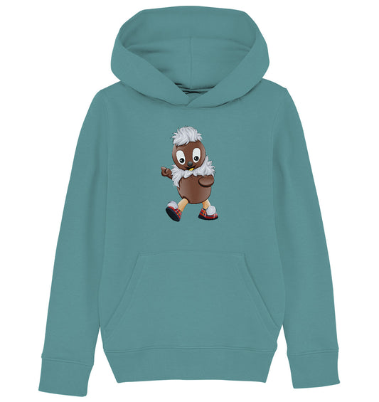 KINDER ORGANIC KAPUZENHOODIE • UNSER SANDMÄNNCHEN - PITTIPLATSCH MACHT LAUNE