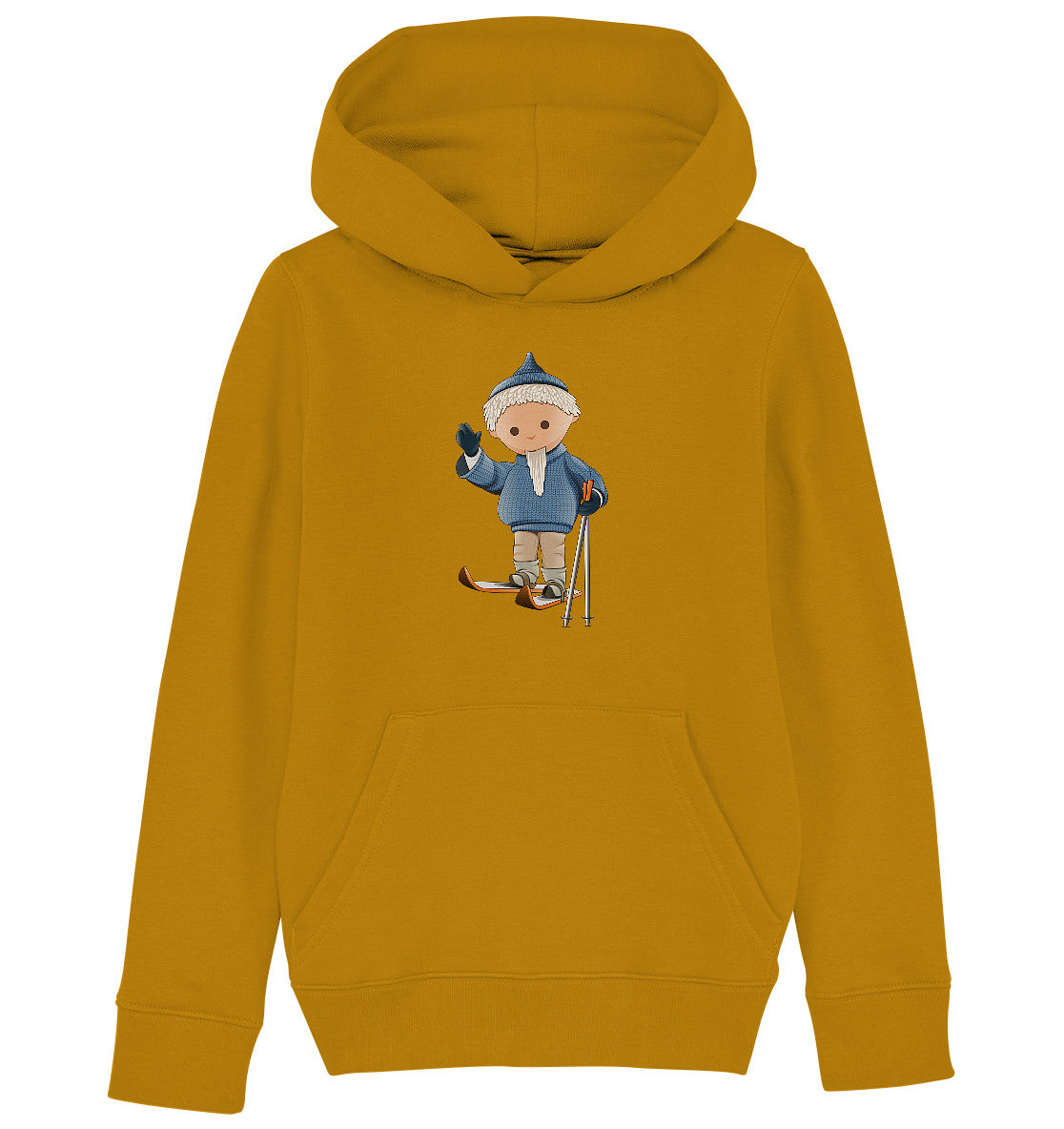 KINDER ORGANIC KAPUZENHOODIE • UNSER SANDMÄNNCHEN - AUF SKIERN (PU 422)