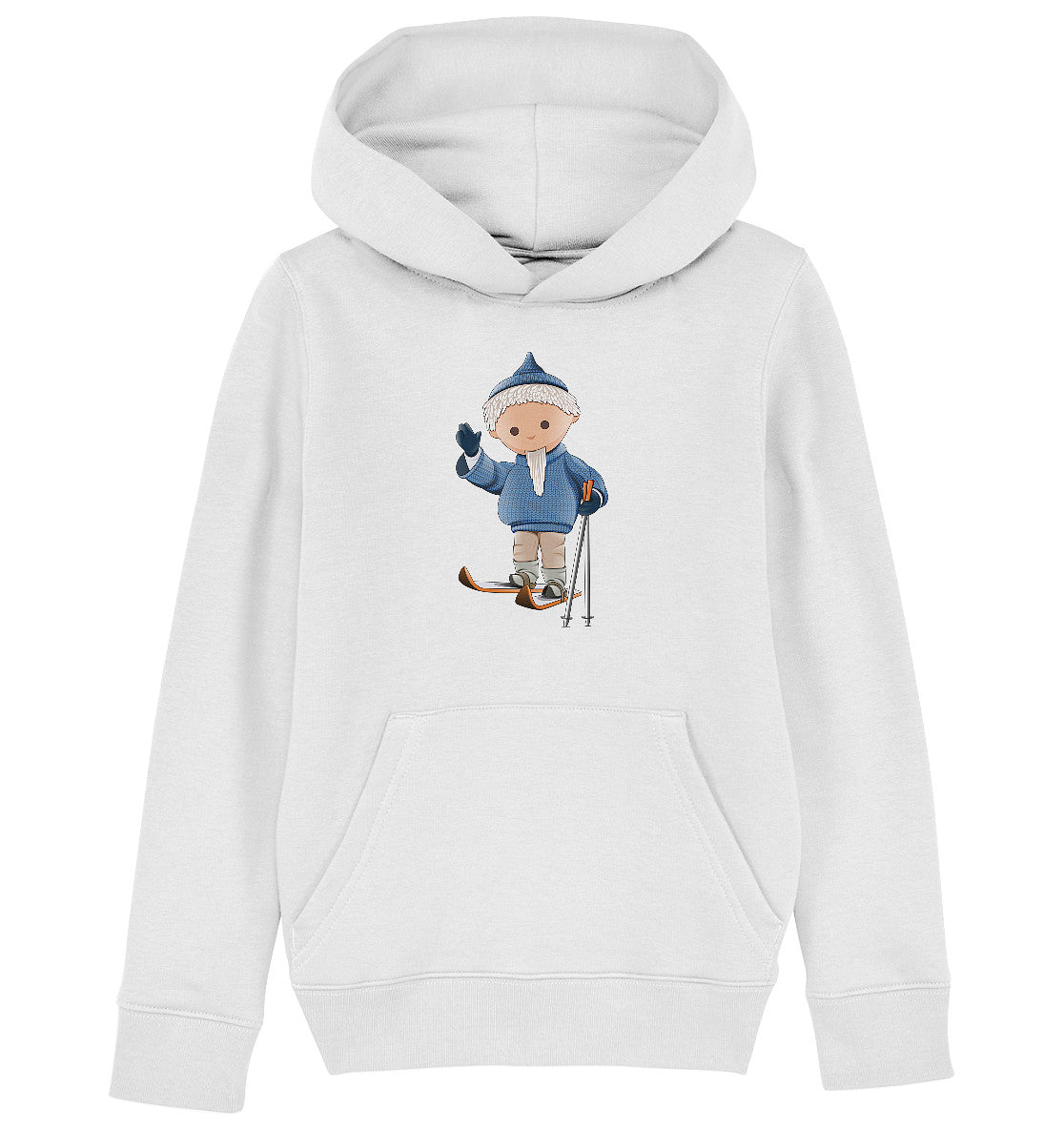 KINDER ORGANIC KAPUZENHOODIE • UNSER SANDMÄNNCHEN - AUF SKIERN (PU 422)