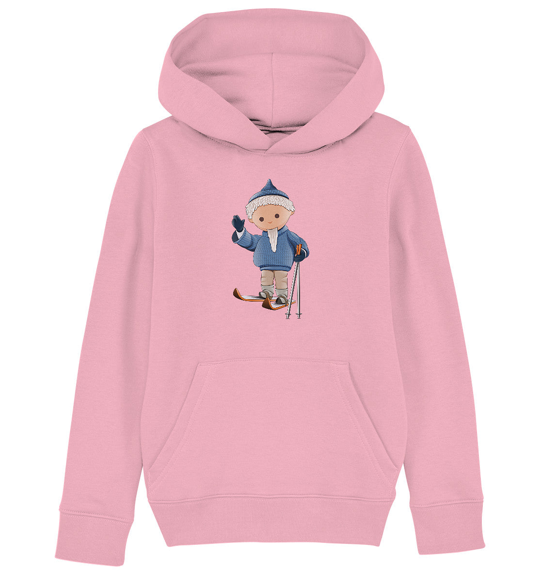 KINDER ORGANIC KAPUZENHOODIE • UNSER SANDMÄNNCHEN - AUF SKIERN (PU 422)