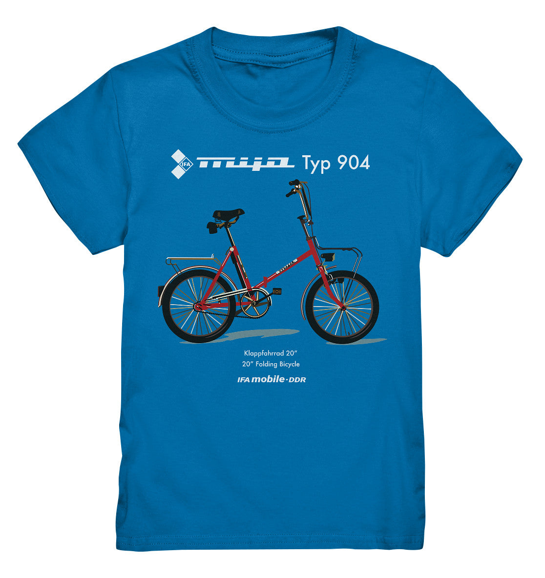 KINDER PREMIUM SHIRT • MIFA KLAPPRAD TYP 904 - ORIGINAL WERBUNG