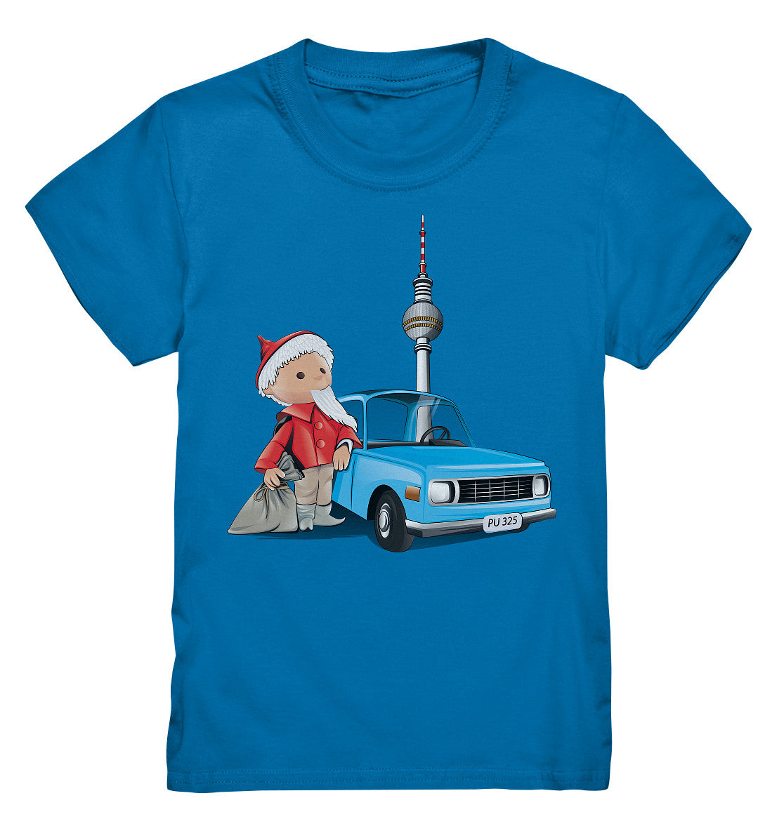 KINDER PREMIUM SHIRT • UNSER SANDMÄNNCHEN - MIT WARTBURG IN BERLIN (PU-325)