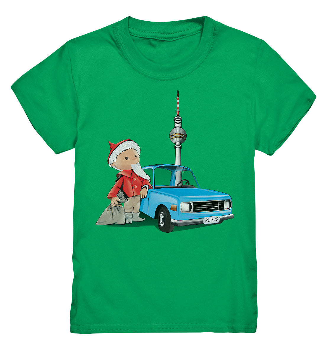 KINDER PREMIUM SHIRT • UNSER SANDMÄNNCHEN - MIT WARTBURG IN BERLIN (PU-325)